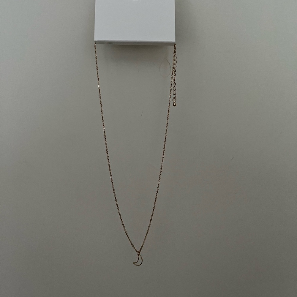 Forever 21 moon necklace